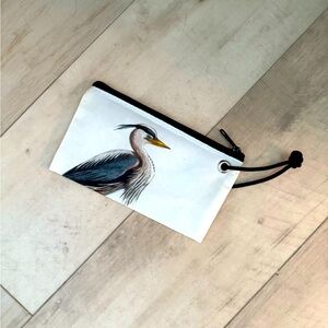 Original Sea Bags Heron Bird Wristlet